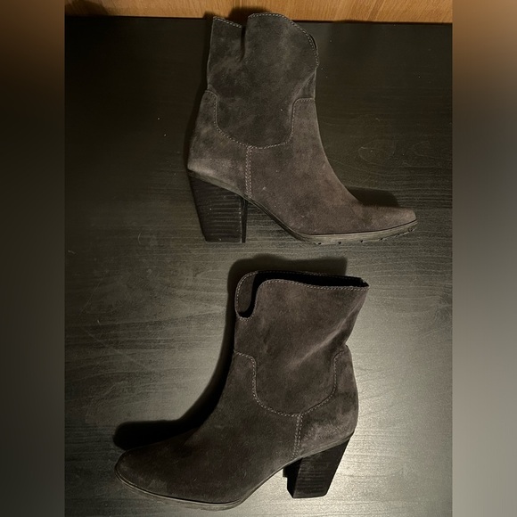 Blondo Fay Waterproof Ankle Boot Gray Suede - Picture 16 of 16